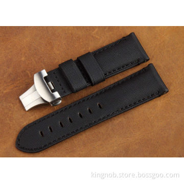 OP-68 Shenzhen Kingnob Wholesale Black Leather interchangeable strap watch Made in China